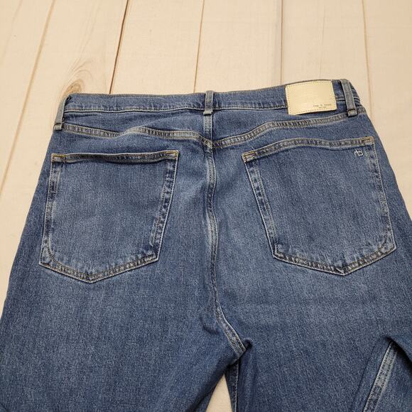 Rag & Bone Peyton high rise bootcut jeans medium wash short - Picture 12 of 12